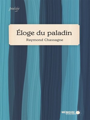 cover image of Éloge du paladin